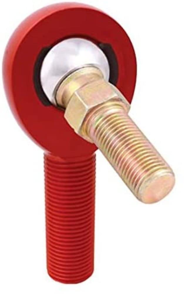 QA1 Precision Products AMR10-12S ENDURA ALUMM-R ROD END (A) 5/8-3/4 STUD RED