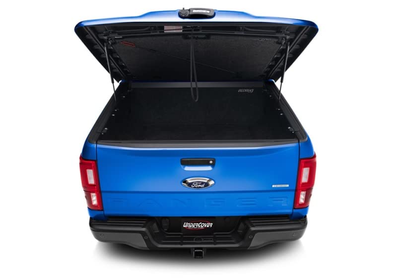UnderCover Elite LX RealTruck One-Piece Truck Bed Tonneau Cover | UC2198L-EA | Fits 2019 - 2025 Ford Ranger (EA - Hot Pepper Red) 6' 1" Bed (72.7")