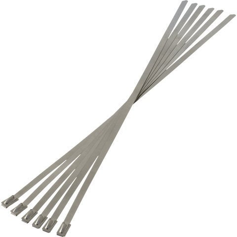 6pcs Heatshield Thermal-Tie - 3/16" Wide x 10" Long