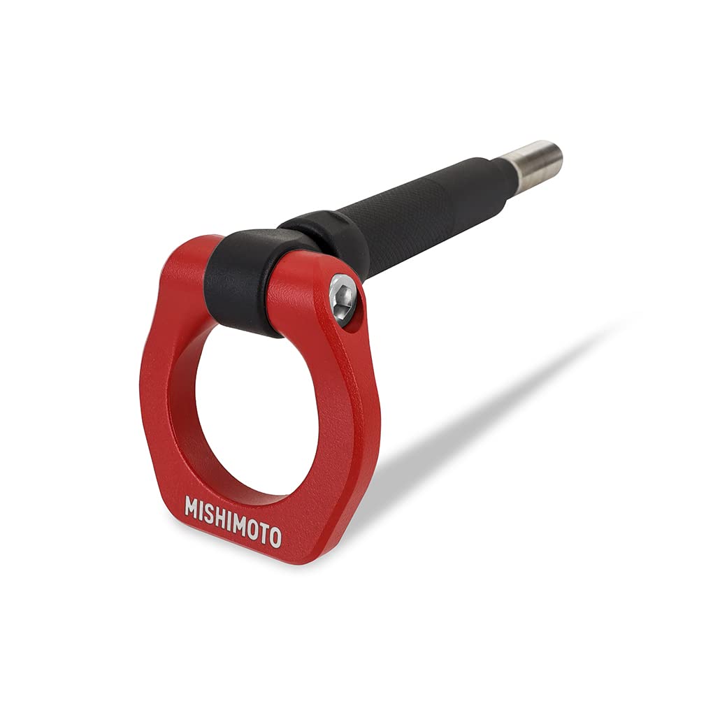 Mishimoto Tow Hook Racing Compatible with Subaru BRZ/Scion FR-S/Toyota 86 2013-2019, Red