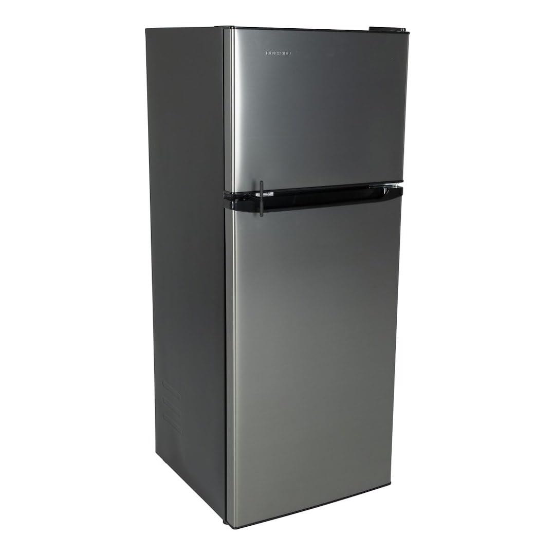 RV Refrigerator Everchill 2022302038 - 12V, 10.7 cu. ft., Right Hinge, Stainless Steel