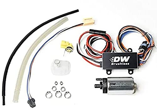 440lph DeatschWerks in-Tank brushless Fuel Pump w/ 9-0909 Install kit + C102 Controller (9-442-C103-0909)