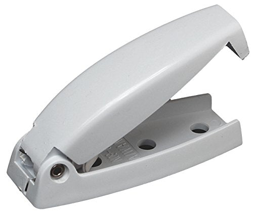 Plastic Rounded Baggage Door Catch RV Designer E211, White, 2 Per Pack, Compartment Hardware