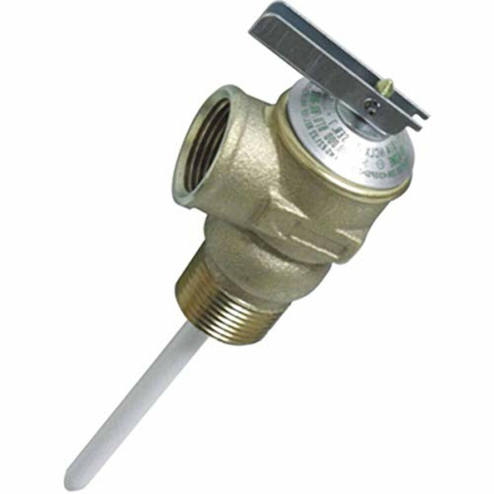 Propane Hose and Connector Camco 10471 (T and P Valve 3/4In with 4In Probe Coated, 150Psi, Bulk)