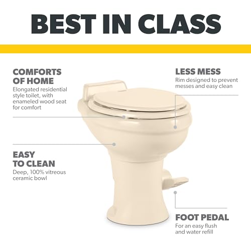 Bone Dometic 320 Series Standard Height Toilet