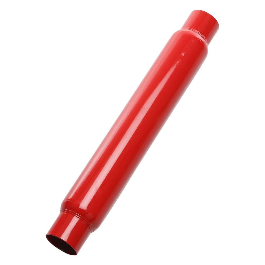 AP EXHAUST Straight-Through Design 87518CB Reversible Fully Welded Body Offersmaximum Durability Cherry Bomb Red Powder Coat The Originalglasspack Since 1968