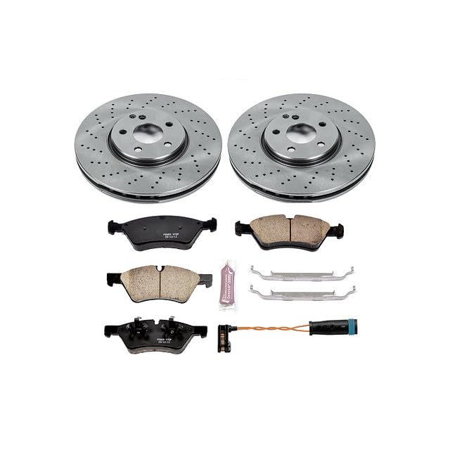 Power Stop Autospecialty KOE6357 Front Replacement Brake Kit-OE Brake Rotors & Ceramic Brake Pads For Mercedes-Benz E350 2007-2009, Mercedes-Benz E550 2007-2009 [Model Specific]