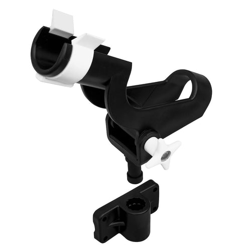 Twin Pack Wise 6039 Rod Tenders with 2 Side Mount Brackets, Black