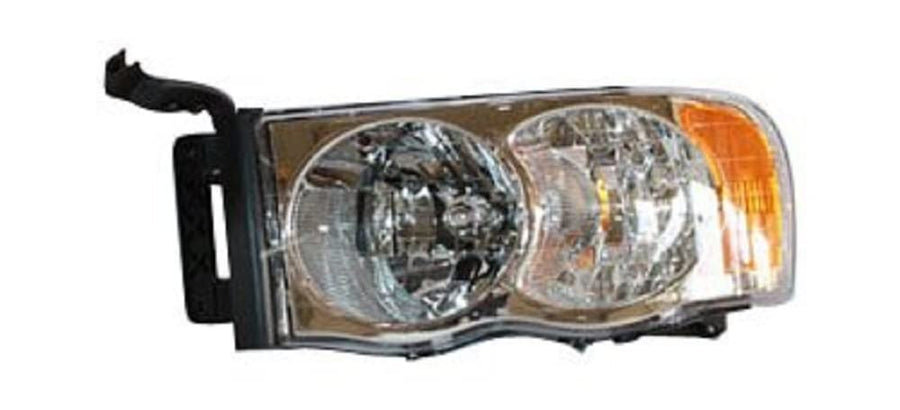 Left TYC Headlight Assembly Compatible with 2002-2004 Dodge Ram Pickup