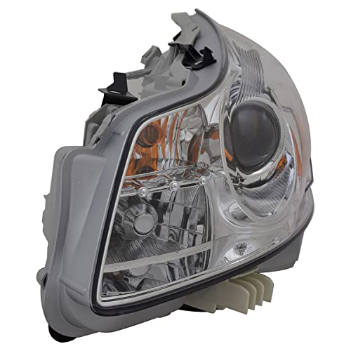 Left TYC Headlight Assembly Compatible with 2007-2008 Infiniti G35