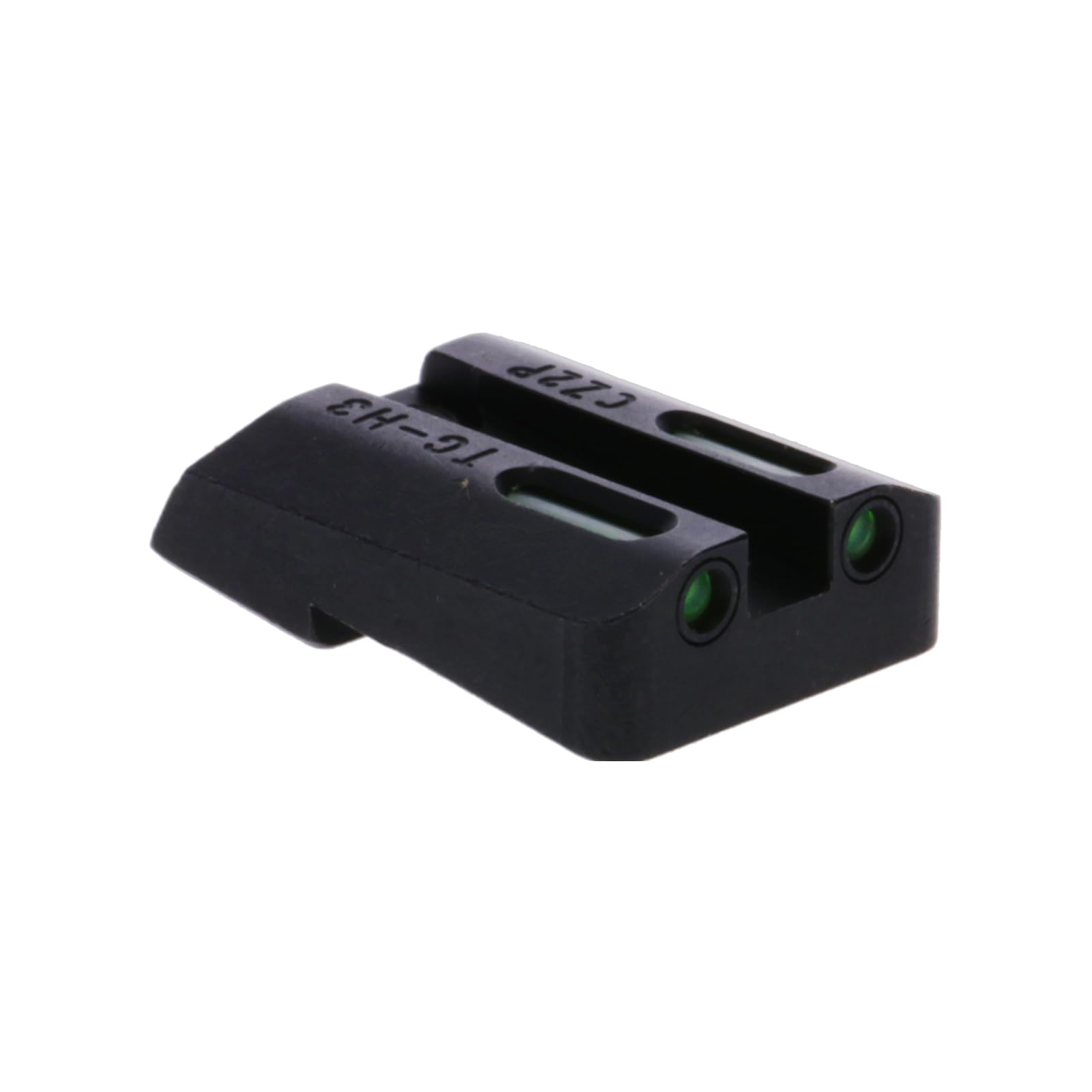 TRUGLO TFX Sight Handgun | Durable Shock-Resistant Compact Brightly Glowing Tritium & Fiber-Optic Xtreme Day/Night, Compatible with CZ P10 Handguns