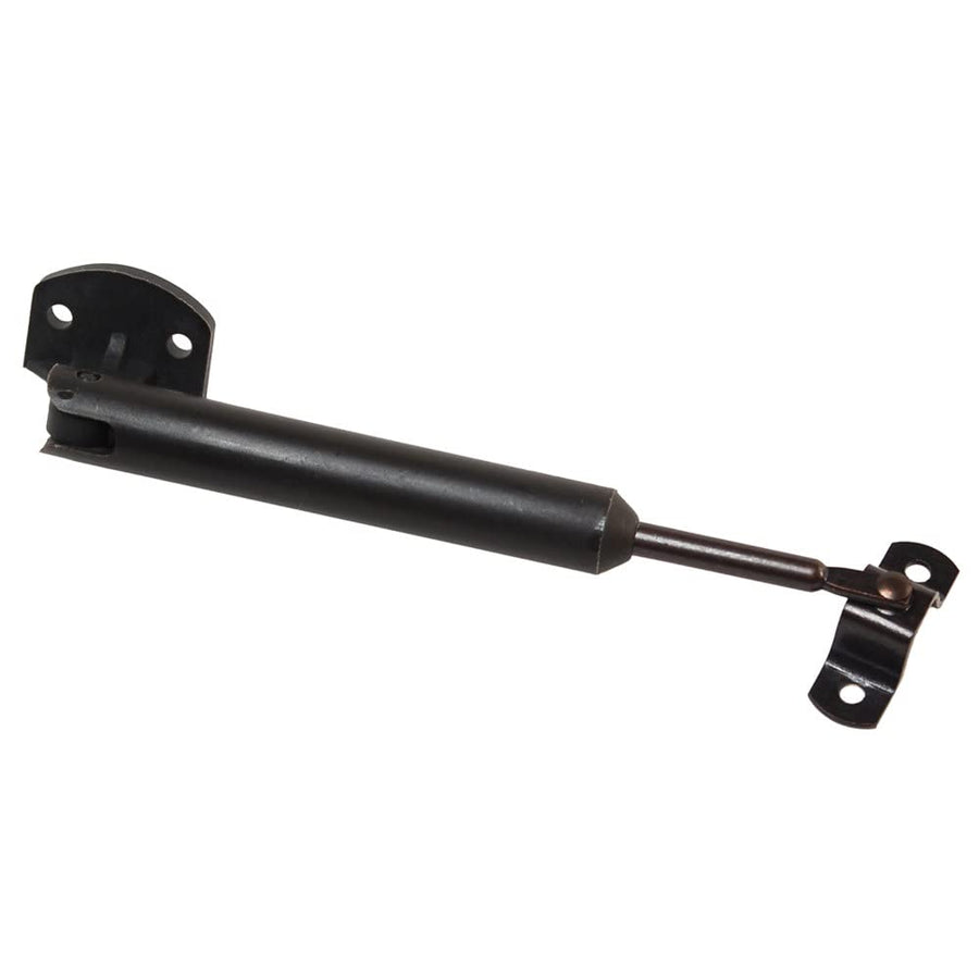 Door Support Strut RV Designer H279, Plastic and Metal, Spring-Loaded 6-1/4 inch, Cabinet Hardware, Black, 2 Per Pack