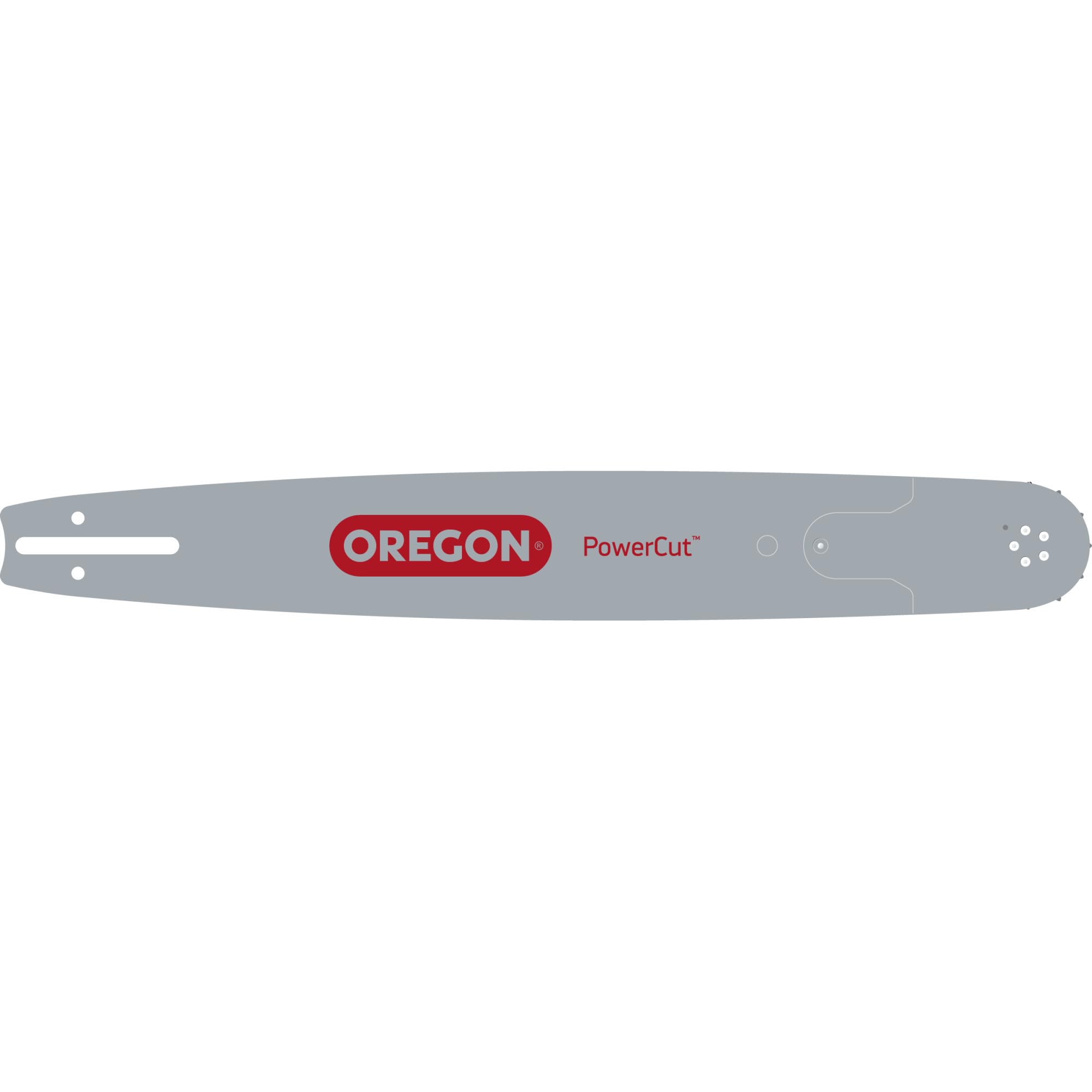 PowerCut Oregon Chainsaw Guide Bar, Bar Length 18 in, Chain Pitch 0.325 in, Model# 180RNBK041