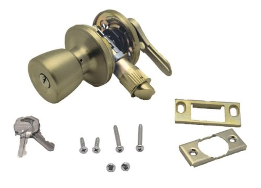 Lock Set AP Products 013-235-SS Privacy K&L Style SS, Gold