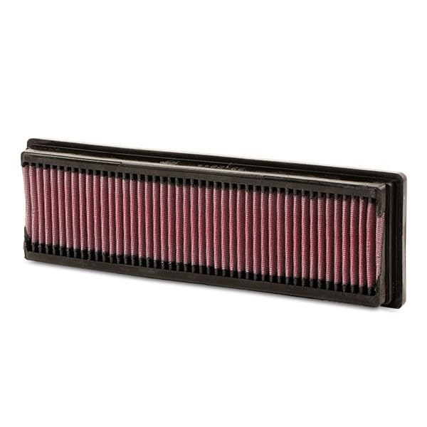 Reusable K&N Engine Air Filter: Clean Every 75,000 Miles, Washable, Replacement Car Air Filter: Compatible with 2001-2016 CITROEN/PEUGEOT (C-Elysee, Berlingo, C2, C3, 207, 301, 1007, Partner) 33-2844