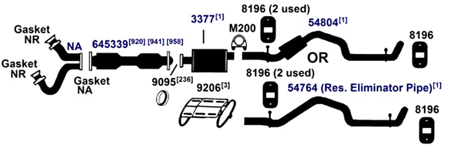 Exhaust Pipe AP Exhaust Products 54764