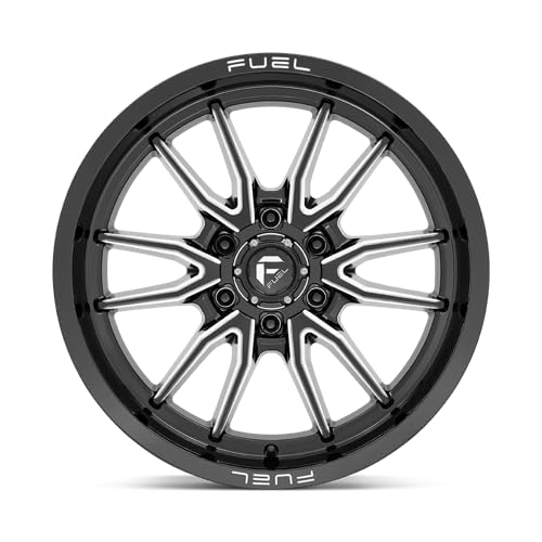 D761 CLASH FUEL OFF-ROAD 20X9, 6X135, 5.04, 1mm GLOSS BLACK MILLED - D76120908950