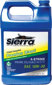 18-9420CAT-7 Sierra 10W-30 Premium Blend Catalyst Engine Oil - 55 Gallon