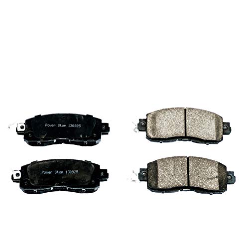 Power Stop Z16 Evolution 16-1650 Front Ceramic Brake Pads For 2013 2014 2015 2016 2017 2018 2019 2020 2021 2022 2023 Nissan Altima | 2014 2015 2016 2017 Nissan Leaf
