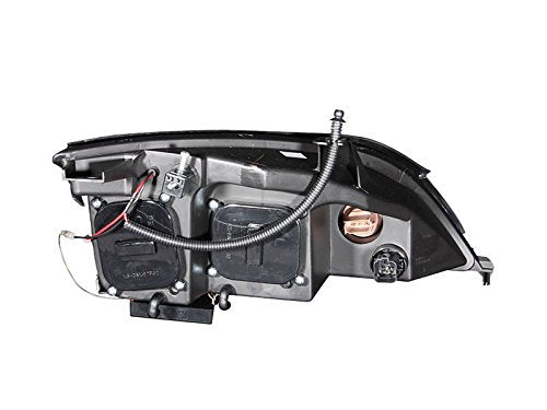 Projector Headlight Set ANZO USA w/CCFL Halo-Black 121198