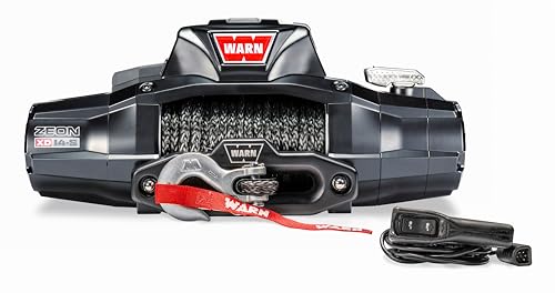 Zeon XD Warn 14-S with 80’ of 3/8” Spydura Pro Synthetic Rope 110014