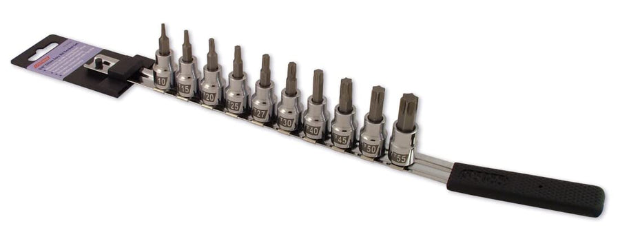 Cruz Tools Socket Bit Set TX38TBS 10Pc Torx