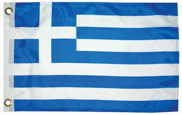 Greece Courtesy Flag Taylor Made Products 93297 12x18", Boating Hardware & Maintenance Supplies
