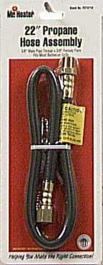 3/8 in. Dia. x 3/8 in. Dia. x Mr. Heater 22 in. L Brass/Plastic Male Pipe Thread x Female Flare Hose Assembly