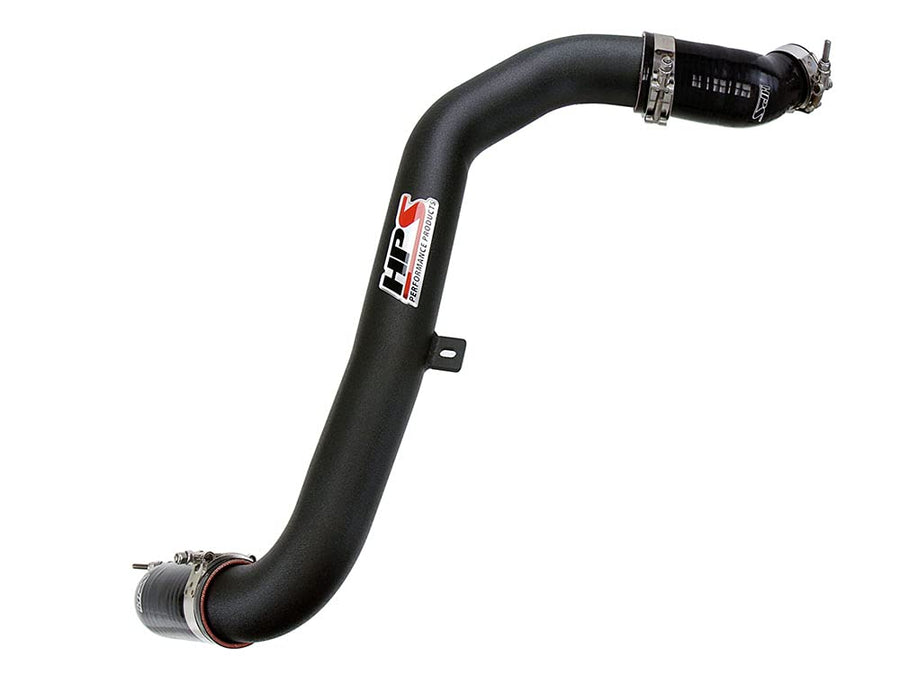 HPS Performance Intercooler Black Charge Hot Pipe Compatible for 2013-2017 Hyundai Veloster 1.6L Turbo, 17-106WB