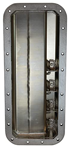 Moroso Aluminum Drag Race Oil Pan 20047, Fits BAE/KB/426 Hemi Engines, Dry Sump w/ 4 Pick Ups