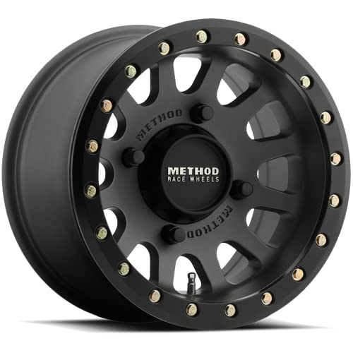 UTV Method Race Wheels 401 Beadlock Black Wheel with Matte (15 x 7. inches /4 x 156 mm, 38 mm Offset)