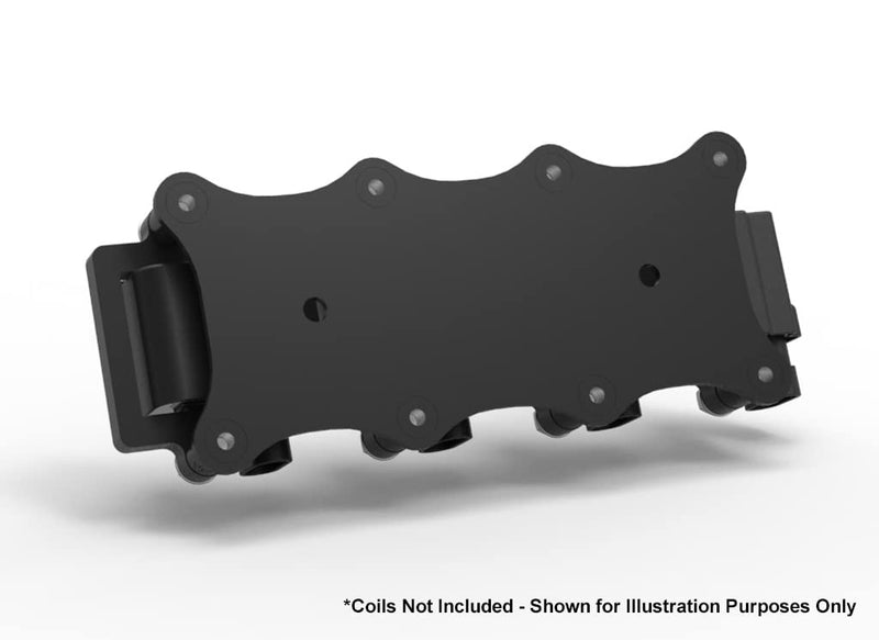 Holley EFI 561-128 Remote Relocation Bracket Igntion Coil, Black Finish, Pair