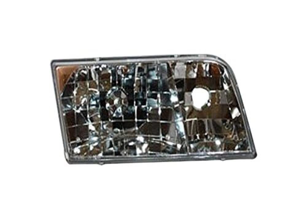 Left TYC Headlight Assembly Compatible with 1998-2011 Ford Crown Victoria