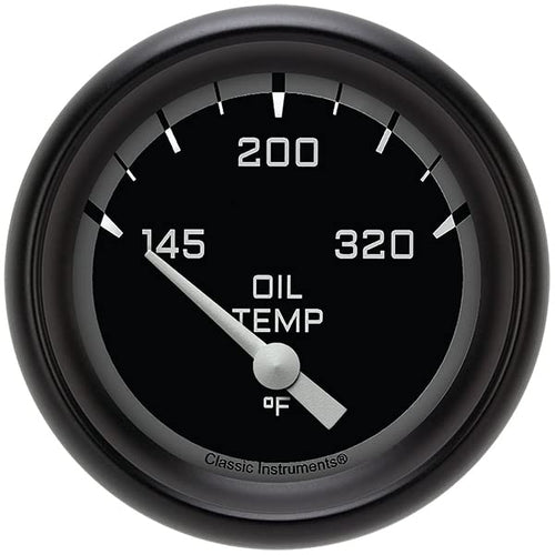 AX228GBPF Classic Instruments Gray 2-5/8" Oil Temperature Gauge AutoCross