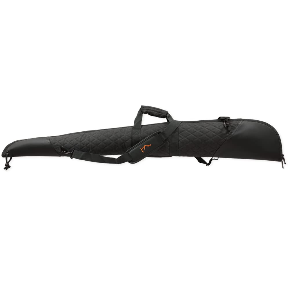 Wazee Half Rack Premium Shotgun Case - Quilted Canvas, Fits up to 52" shotguns -Water Resistant w/Padded Boxed Pockets & Reinforced Buttstock & Muzzle