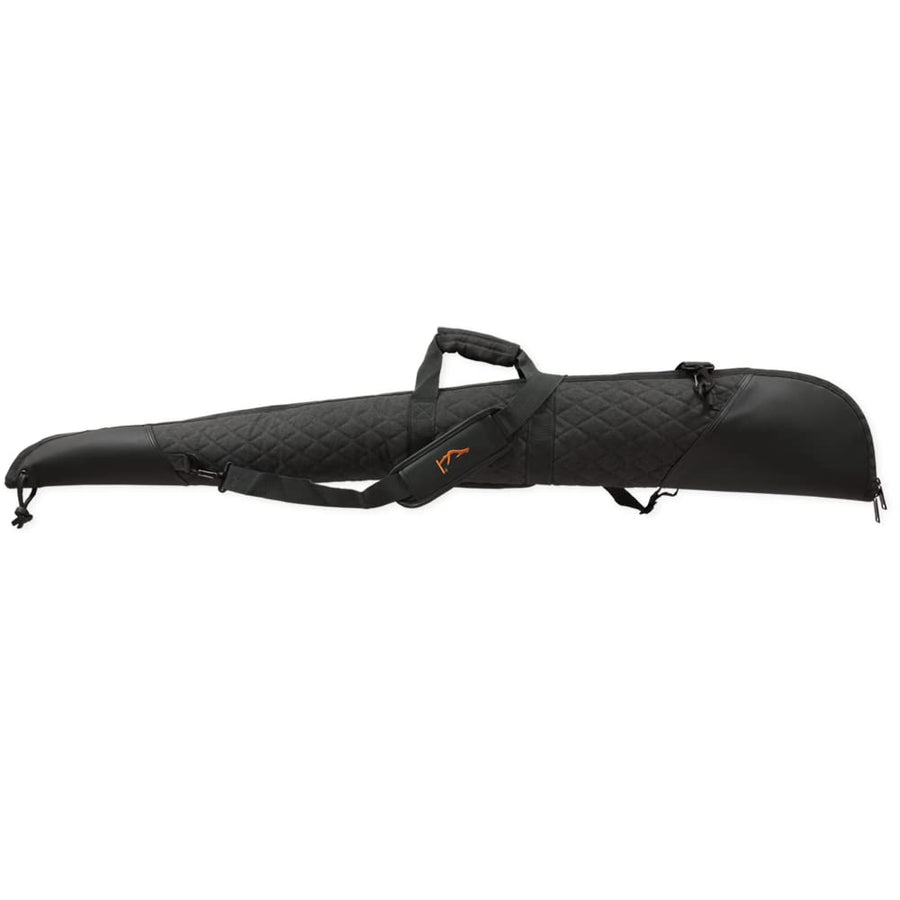 Wazee Half Rack Premium Shotgun Case - Quilted Canvas, Fits up to 52" shotguns -Water Resistant w/Padded Boxed Pockets & Reinforced Buttstock & Muzzle