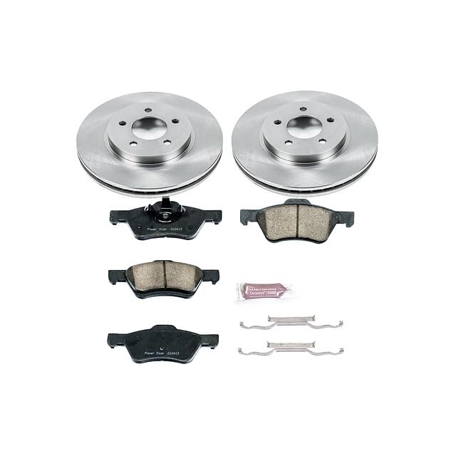Power Stop Autospecialty KOE4581 Front Replacement Brake Kit-OE Brake Rotors & Ceramic Brake Pads