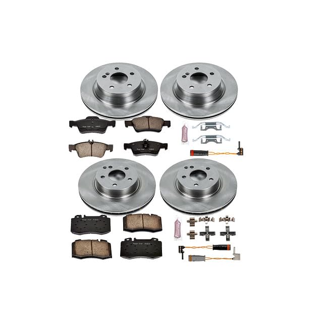 Power Stop KOE4521 Replacement Brake Kit-OE Front and Rear Brake Rotors & Ceramic Pads