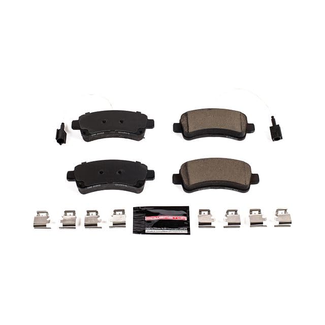 Power Stop Z23-1840 Z23 Evolution Sport Carbon Fiber Infused Ceramic Brake Pads with Hardware For Ram ProMaster 1500, Ram ProMaster 2500, Ram ProMaster 3500 [Model Specific]