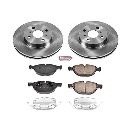 Power Stop KOE7506 Front Replacement Brake Kit-OE Brake Rotors & Ceramic Brake Pads Autospecialty