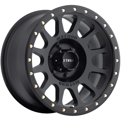 Black Method Race Wheels 305 NV Wheel with Matte (17 x 8.5 inches /6 x 5 mm, 25 mm Offset)