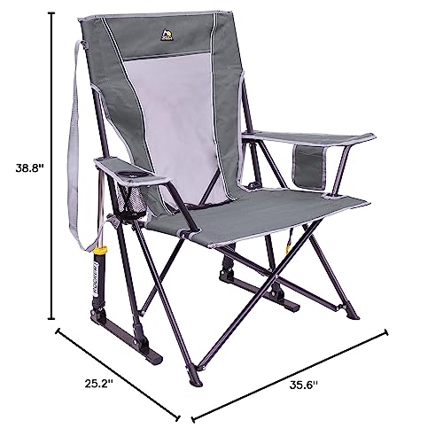 GCI Outdoor Rocking Chair Comfort Pro with Beverage Holder Outdoor