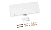 RealTruck BACKRACK Light Bracket, 16X7 Base | Rectangle, Center Mount, White | 91002RECW | w Frame's Universal