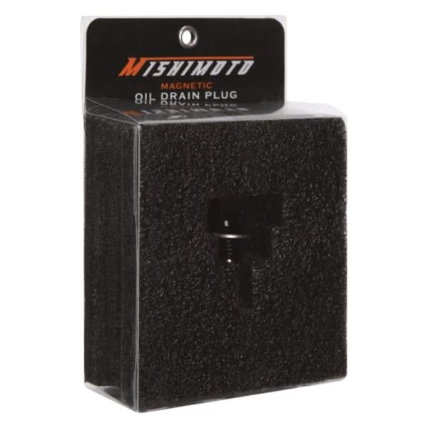 Mishimoto Magnetic Oil Drain Plug MMODP-12175BBK Black M12 x 1.75