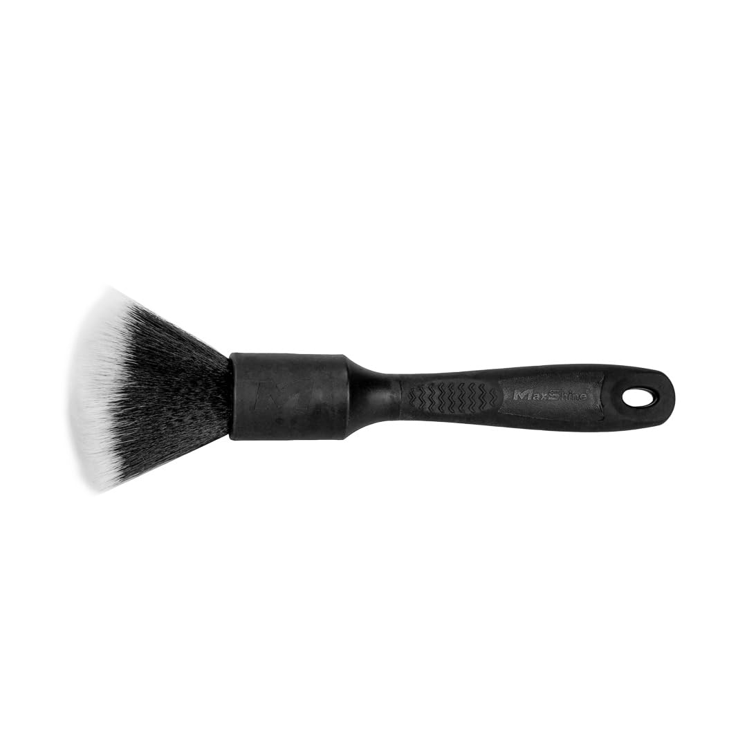 Maxshine Small Universal Black ESS Ever So Soft Brush Detailing – Professional Tool for Interior, Exterior, Leather Seats, Engine Bay & Wheels – Premium Car Care