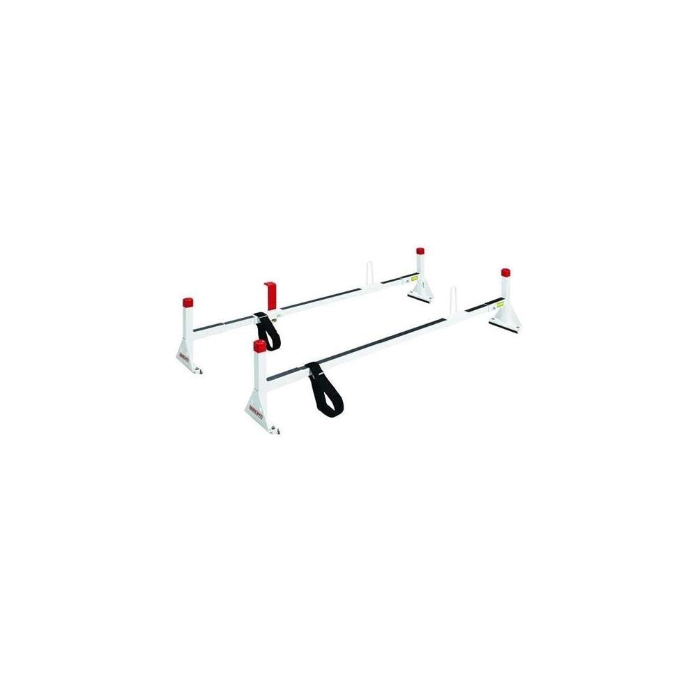 Weather Guard - 2053 All-Purpose 205-3 White Powder Coated Full Size Van Ladder Rack