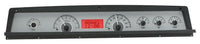 Dakota Digital VHX-71C-CAP-S-R 71-76 Chevy Impala/Caprice Analog Dash System Kit Silver Alloy Red
