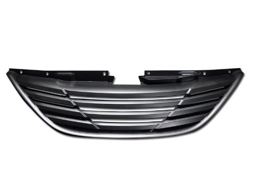 7149243 Armordillo USA Horizontal Grille Fits 2010-2014 Hyundai Sonata-Gloss Black