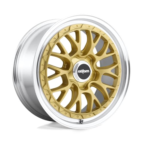 R156 Rotiform 19X8.5 5X112 MT-GOLD-MACH 45MM - R1561985F8+45