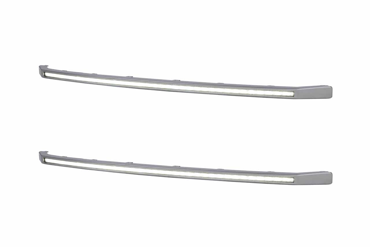 Xbg Led Drl Grille Inserts: Morimoto Ford Super Duty Platinum (2020-2022) (White)